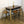 Vintage Industrial School Laboratory Table