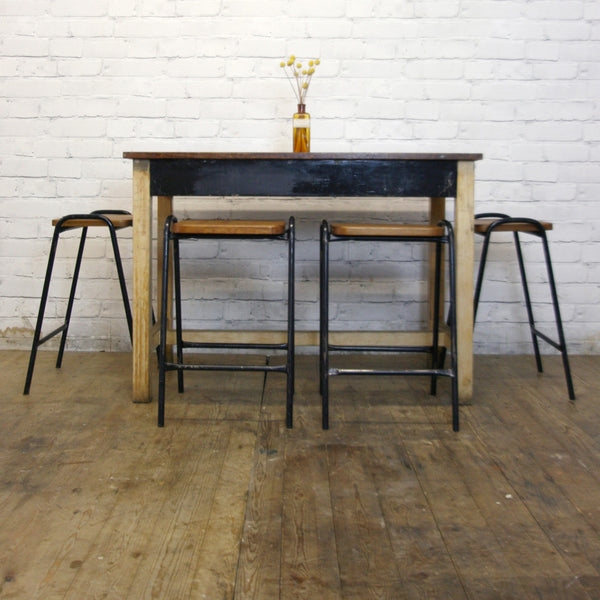 X2 Industrial School Laboratory Tables & 6 Stools