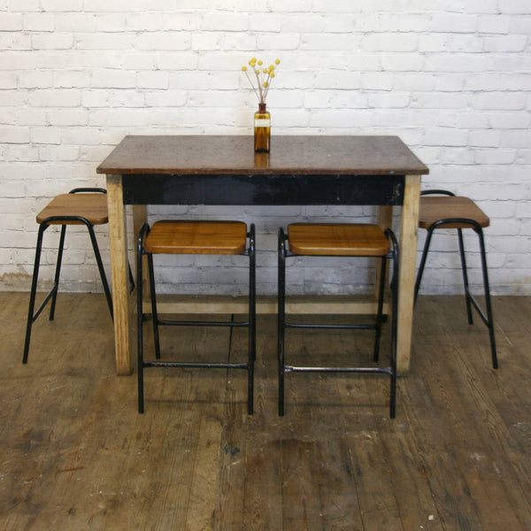 X2 Industrial School Laboratory Tables & 6 Stools