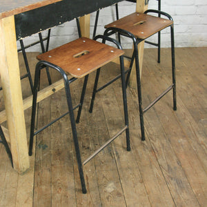 Reclaimed School Lab Stacking Stools x 1 (100+ available)