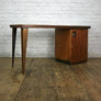 Vintage Industrial Reclaimed Iroko School Desk