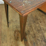 Vintage Industrial Reclaimed Iroko School Desk