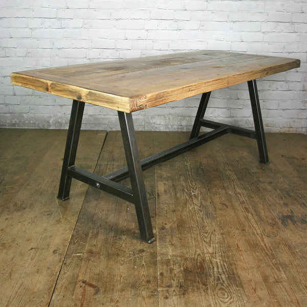'The Steel A-Frame' Dining Table - in stock!