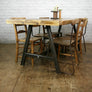 'The Steel A-Frame' Dining Table - 1 in stock ready for delivery