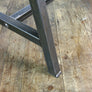 'The Steel A-Frame' Dining Table - 1 in stock ready for delivery