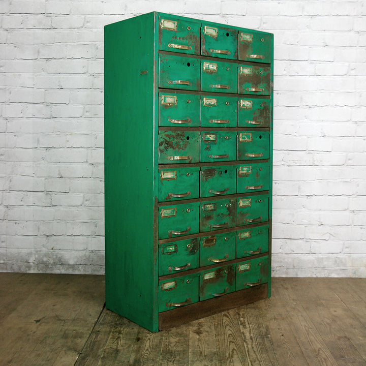 Vintage Industrial Metal Cabinet - Retail / Restaurant Display