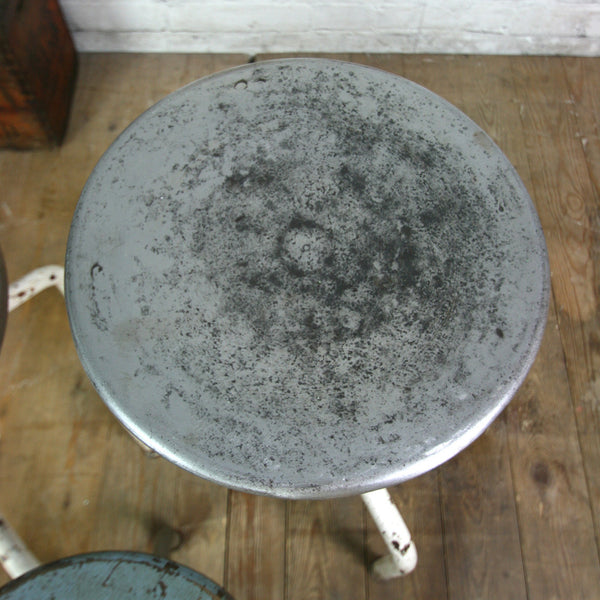 X3 Vintage Industrial Steel Medical Stools