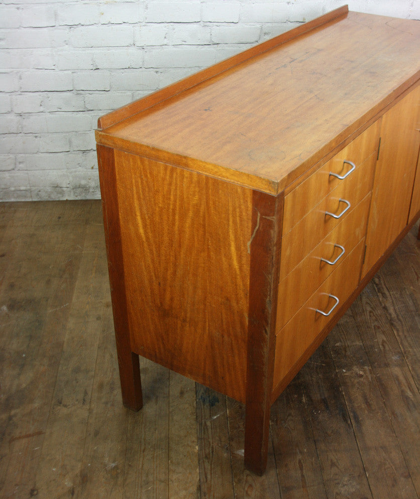 Vintage Teak School Laboratory Cabinet/Sideboard