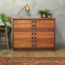 Vintage School Drawers / Plan Chest #0918b