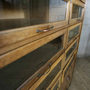 Vintage Oak Haberdashery Cabinet