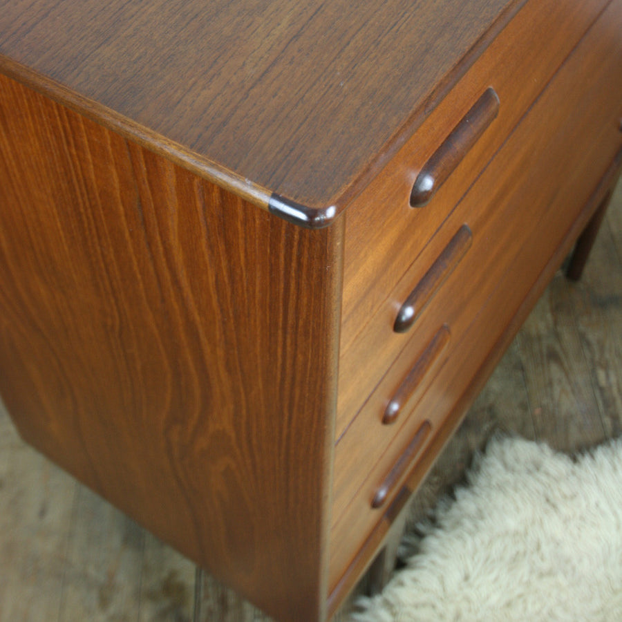 Mid Century Younger Codan Teak Chest of Drawers