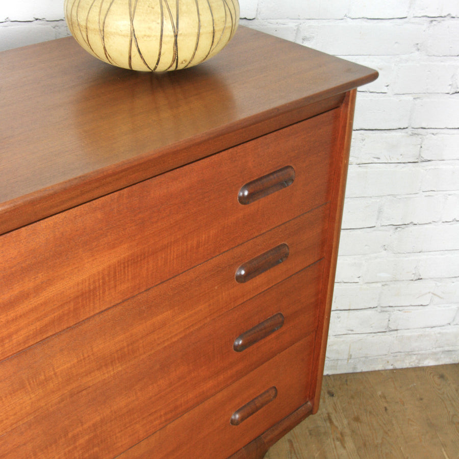 Mid Century Younger Codan Teak Chest of Drawers
