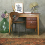 Mid Century Kandya School Teachers Desk #2103c2
