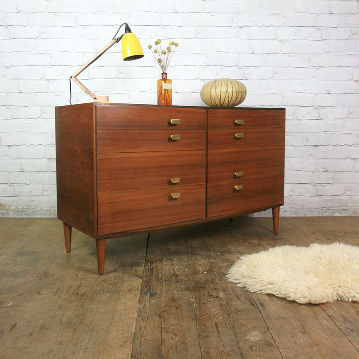 Mid Century Meredew Teak Chest of Drawers