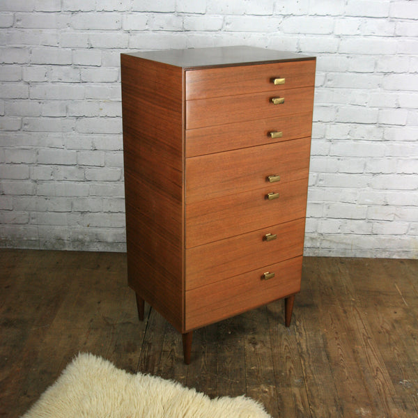 Vintage Meredew Tallboy Chest of Drawers