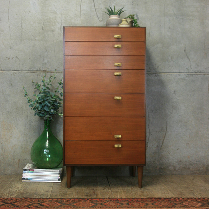 vintage_meredew_walnut_tallboy_chest_of_drawers