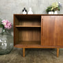 Mid Century Danish Teak Media Cabinet Sideboard