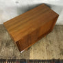 Mid Century Danish Teak Media Cabinet Sideboard