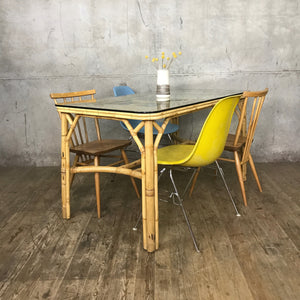 vintage_mid_century_boho_bamboo_tiki_dining_table