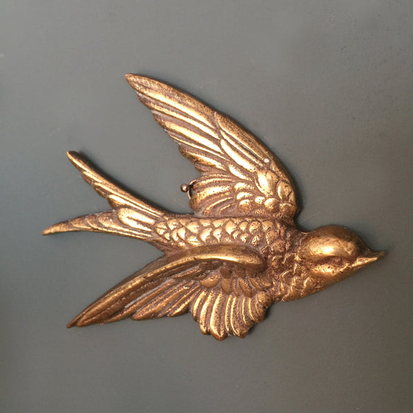 vintage_brass_mid_century_trio_swallows