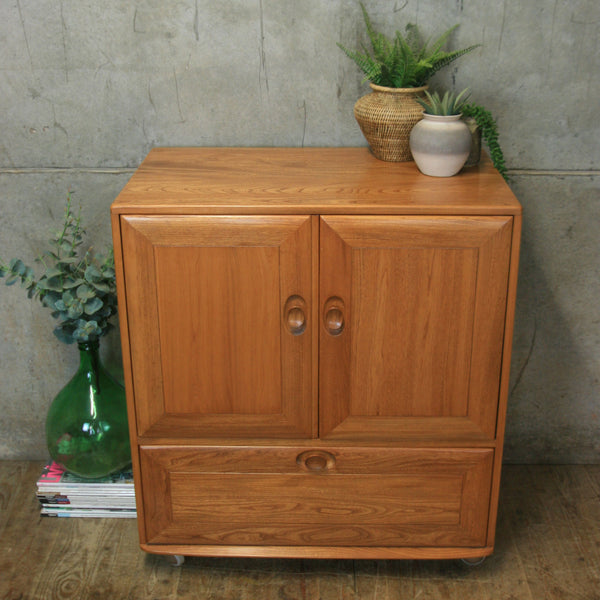 vintage_mid_century_ercol_tv_media_cabinet_cupboard