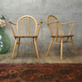 Pair of Ercol Windsor Carver Chairs #2103j