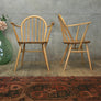 Pair of Ercol Windsor Carver Chairs #2103j