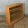 Mid Century Oak Glazed Storage / Shop Display Cabinet #2