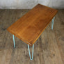 Reclaimed School Desk/Table with Hairpin Legs