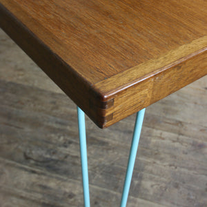 Reclaimed School Desk/Table with Hairpin Legs