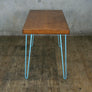 Reclaimed School Desk/Table with Hairpin Legs