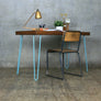 Reclaimed School Desk/Table with Hairpin Legs