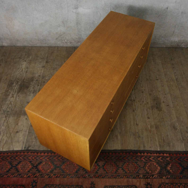 Mid Century Oak Chest of Drawers Sideboard