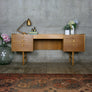 Mid Century Meredew Oak Desk / Dressing Table