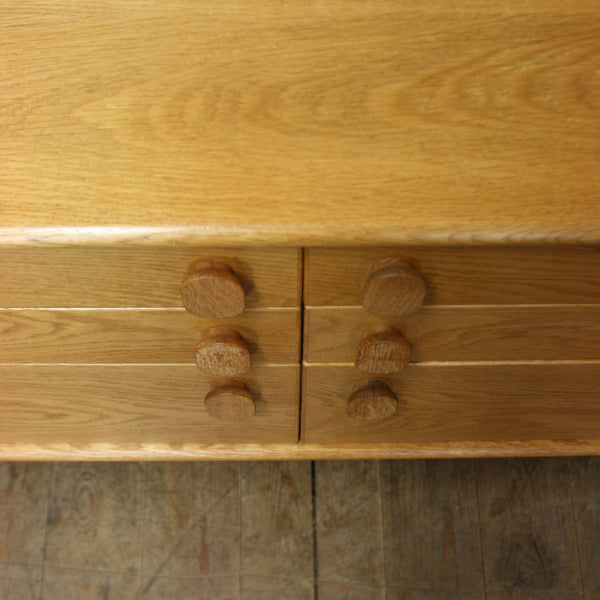 Mid Century Meredew Oak Chest of Drawers / Sideboard
