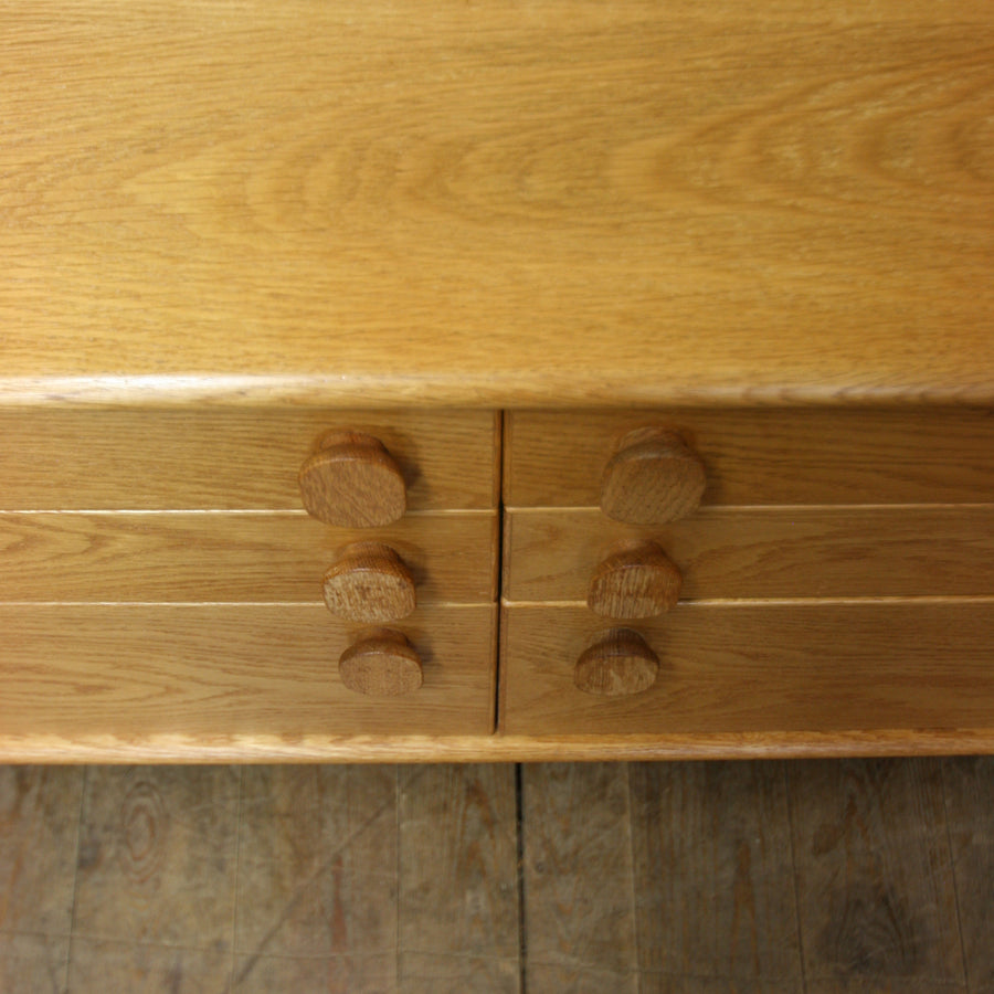 Mid Century Meredew Oak Chest of Drawers / Sideboard