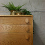 Mid Century Meredew Oak Chest of Drawers / Sideboard