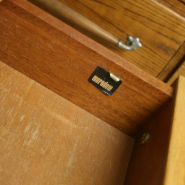 Mid Century Meredew Oak Chest of Drawers / Sideboard