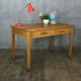 Vintage Rustic Oak School Teachers Desk