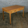 Vintage Rustic Oak School Teachers Desk