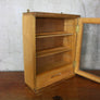 Small Vintage Oak Curiosities / Display / School Cabinet