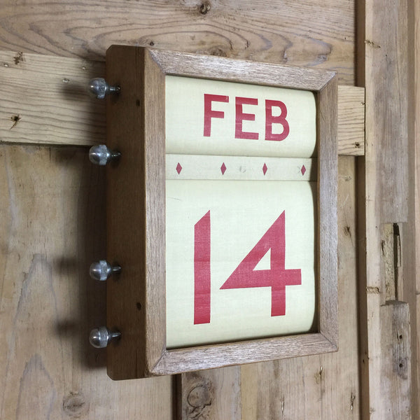 Vintage Post Office Perpetual Calender