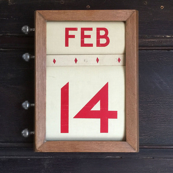 Vintage Post Office Perpetual Calender