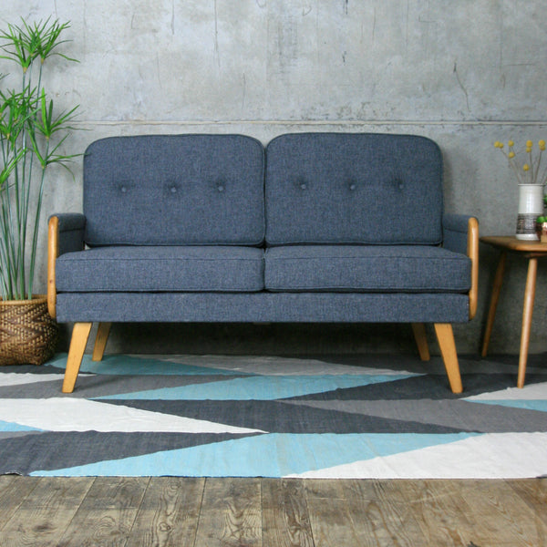 Fully Restored Mid Century Two Seater Sofa Bed