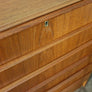 Danish Mid Century Teak Tallboy Chest of Drawers