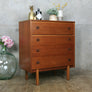 Vintage Mid Century Teak Chest of Drawers