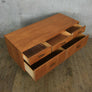 Petite Vintage Teak Lowline Chest of Drawers / Sideboard