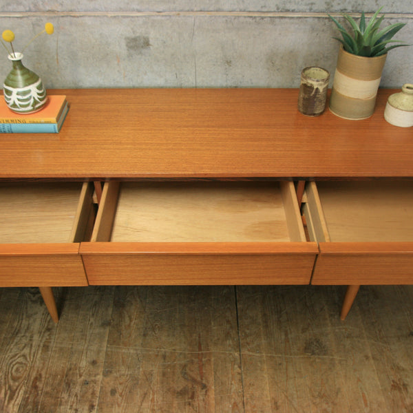 Mid Century Teak Lowline Chest of Drawers