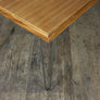 Reclaimed Teak School Table with Hairpin Legs