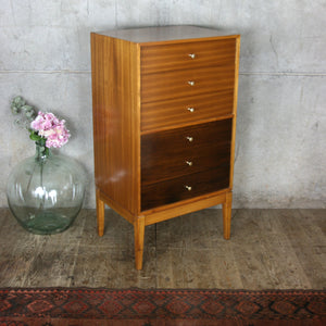 vintage_mid_century_uniflex_walnut_tallboy_chest_of_drawers